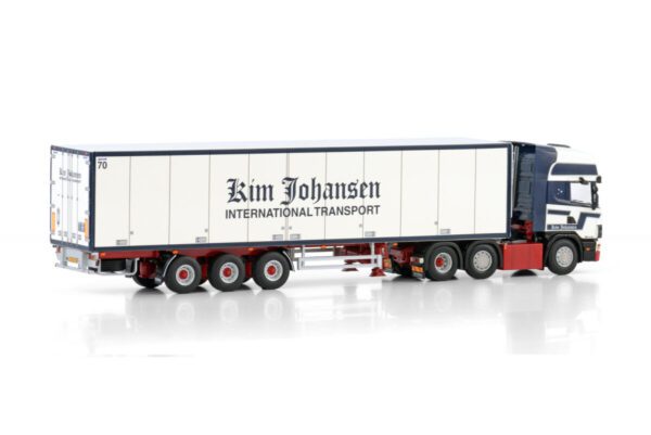 KIM JOHANSEN; SCANIA 4 SERIES TOPLINE 6X2 TWIN STEER REEFER TRAILER - 3 AXLE - Bild 2