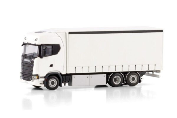 White Line; SCANIA S HIGHLINE CS20H RIGED CURTAINSIDE TRUCK 6X2 TAG AXLE