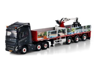 Stone base; VOLVO FH5 GLOBETROTTER 6X2 TWIN STEER BRICK TRAILER – 3 AXLE
