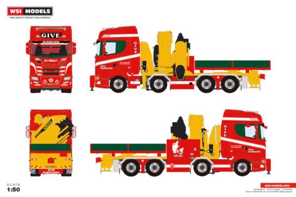 Give; SCANIA S HIGHLINE CS20H 8X4 WITH PALFINGER PK 165.002 TEC 7 + JIB DEMOUNTABLE BODY - Bild 2