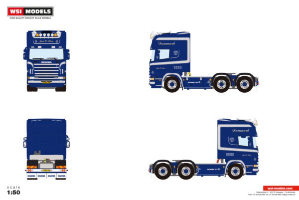 Jan C Skov; SCANIA 4-SERIEN TOPLINE 6X2 TAGAXEL - Bild 2