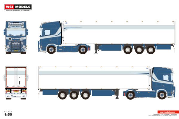 Meijnen Transport; SCANIA S HIGHLINE CS20H 4X2 REEFER TRAILER - 3 AXLE - Bild 2
