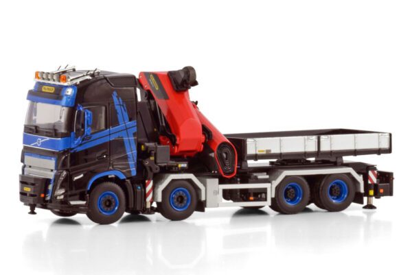 Premium Line; VOLVO FH5 GLOBETROTTER 8X4 WITH PALFINGER PK 1350 TEC + JIB DEMOUNTABLE BODY