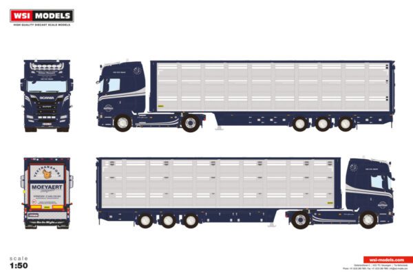 Moeyaert; SCANIA S HIGHLINE CS20H 4X2 LIVE STOCK TRAILER - 3 AXLE - Bild 2