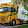 Van Lith; VOLVO FH5 GLOBETROTTER XL 6X2 TWIN STYR REEFFER TRAILER - 3 AXLIG
