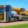 Gerhan Transport; SCANIA S NORMAL CS20N 6X4 MANOOVR - 6 AXLE