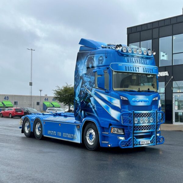 Molander Transport; SCANIA S HIGHLINE | CR20H 8X4  RIGID | TRUCK | HOOKLIFT SYSTEM + HOOKLIFT CONTAINER 40M3