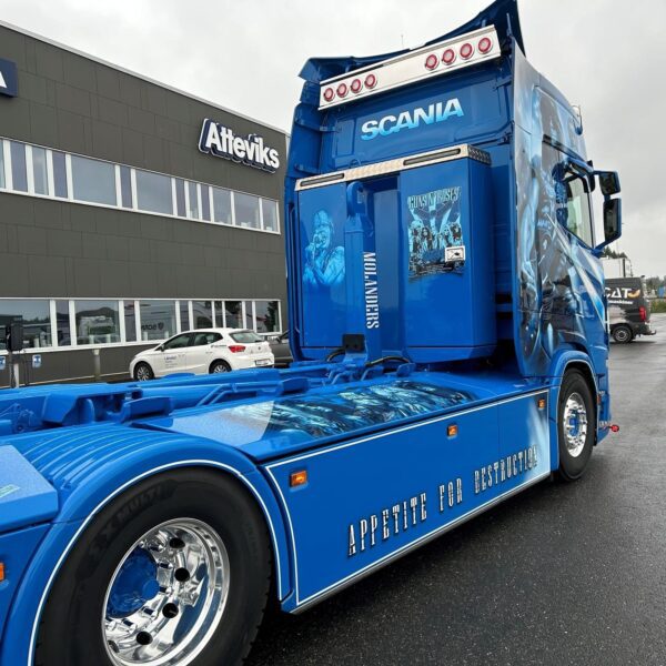 Molander Transport; SCANIA S HIGHLINE | CR20H 8X4  RIGID | TRUCK | HOOKLIFT SYSTEM + HOOKLIFT CONTAINER 40M3 - Bild 4