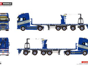 A. Oldenhuis transport; VOLVO FH5 GLOBETROTTER XXL 4X2 BRICK TRAILER – 4 AXLE