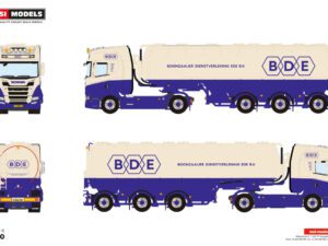 BDE dienstverlening bv; SCANIA R HIGHLINE CR20H 4X2 ANIMALFEED BULK TRAILER – 3 AXLE