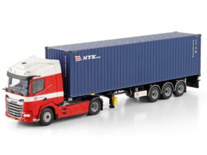 Design Logistics; DAF XF SH MY25 WITH SKY LIGHTS 4X2 FLEX CONTAINER TRAILER – 3 AXLE + 40FT CONTAINER