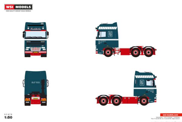 Fredsholm; DAF 95XF SUPER SPACE CAB 6X2 TAG AXLE - Bild 2