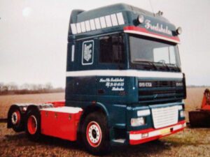Fredsholm; DAF 95XF SUPER SPACE CAB 6X2 TAG AXLE