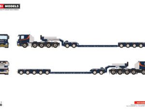 H. van Dieren; SCANIA P LOW CP20 10X4 LOW LOADER WITH DOLLY 2 AXLE – 5 AXLE