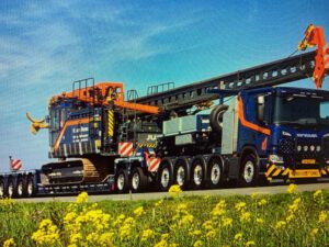 H. van Dieren; SCANIA P LOW CP20 10X4 LOW LOADER WITH DOLLY 2 AXLE – 5 AXLE