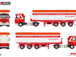 Int. Transportbedrijf Jac. van ’t Kruis & Zonen b.v.; SCANIA 3 SERIES STREAMLINE 4X2 TIPPER VOLUME TRAILER – 3 AXLE
