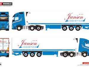 Jansen Urk; VOLVO FH AERO GLOBETROTTER XL 6X2 TWIN STEER REEFER TRAILER – 3 AXLE