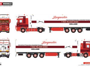 Leegwater; DAF XF 105 SUPER SPACE CAB 4X2 REEFER TRAILER – 3 AXLE