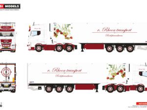 Van Rhoon Transport; MAN TGX GX 6X2 TWIN STEER REEFER TRAILER – 3 AXLE