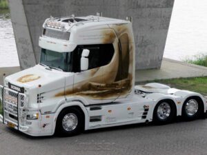 Wiersma ’De Lastdrager II’; VLASTUIN TORPEDO 6X2 TAG AXLE